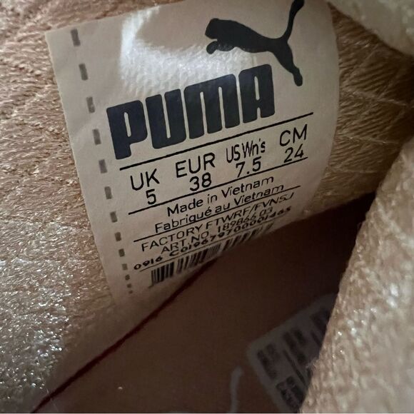 Puma Fierce KRM Beige Slip-On Stretch Athletic Shoes - Picture 10 of 10